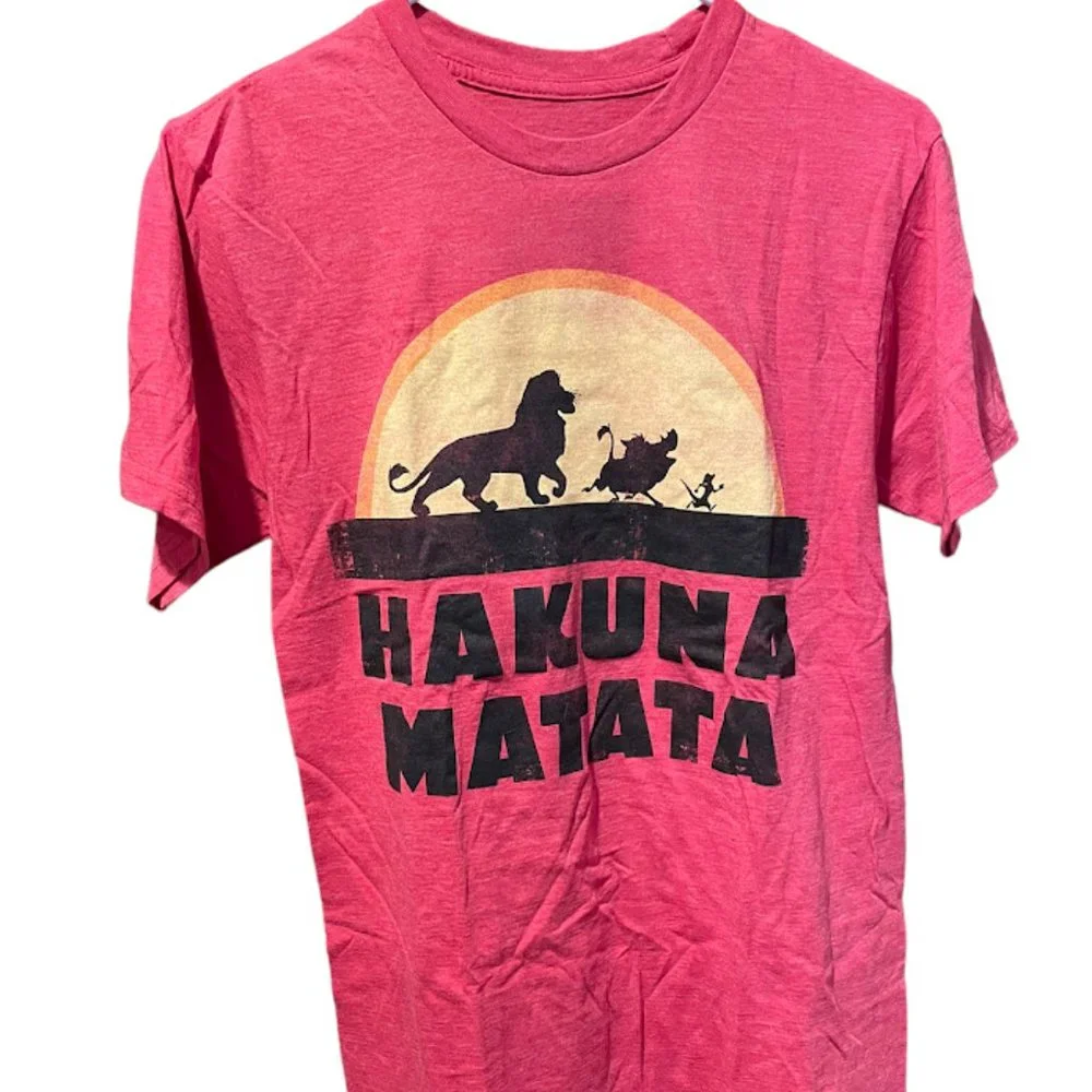 NWOT Disney's Lion King "Hakuna Matata" T-Shirt - Cotton - Unisex Small - Picture 5 of 7